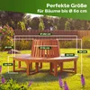 CASARIA® Gartenbank Wetterfest Holz FSC®-zertifiziert 320kg Produktbild-Vorschau 7
