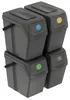 Sada 4 odpadkových košů SORTIBOX II - objem: 4x25 l, barva: Voir les images du produit 3