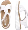 Rieker Damen Sandalen Keilsandaletten Modeschuhe weiß 38 Produktbild-Vorschau 46