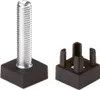 Hettich Cadro Set (1 Stück) Standfuß hv/Steckgewinde M8 Produktbild-Vorschau 1
