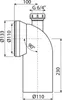 A technical drawing with dimensions of a plumbing fitting. Produktbild-Vorschau