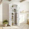 Yaheetech 175,5 cm H Mehrzweckschrank 37,5 cm tiefer Produktbild-Vorschau 3