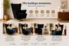 Skandynawski fotel z uszami i podłokietnikami – nowoczesny Podgląd zdjęcia produktu 5