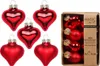Christbaumschmuck Herzen 4cm Glas 8 Stück - Merry Red Produktbild-Vorschau 3