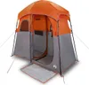 vidaXL Tenda da doccia 2 persone Grigio e arancione Anteprima dell’immagine prodotto 1