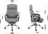 Boss 6.0 Grey swivel chair Voir les images du produit 19