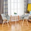 HJ_WeDoo 4er Set Sessel Skandinavisch Wohnzimmerstuhl Produktbild-Vorschau 9