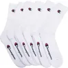 Chaussettes unies Champion, 6 Paar - Crew Socken Basic Weiß Voir les images du produit 4