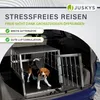 Juskys Alu Hunde-Transportbox M - 69×54×50 cm – Auto Produktbild-Vorschau 6