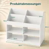 KOMFOTTEU 4-stöckiges Kinderbücherregal, Montessori Produktbild-Vorschau 8