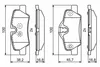 BOSCH Bremsbeläge Satz Hinten für MINI Schrägheck (F56) 0 Produktbild-Vorschau 8