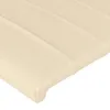vidaXL LED Kopfteil Creme 180x5x118/128 cm Stoff -  Kopf- & Produktbild-Vorschau 6