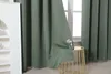 Zasłona OXFORD szaro-zielona 140x250 cm Zawieszenie: taśma Podgląd zdjęcia produktu 3