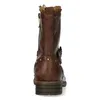 A single brown boot shown from the back. Produktbild-Vorschau
