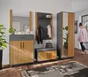 Schuhbank >Joe< in Eiche / anthrazit, Eiche Produktbild-Vorschau 2