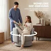 HOMCOM Sessel Wohnzimmer 360° drehbar Loungesessel Produktbild-Vorschau 4