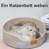Katzenbetten, Katzenbett mit Kissen, 50cm Waschbar Produktbild-Vorschau 2