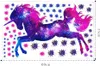Kinderzimmer Wandtattoo, Einhorn Sternenhimmel Wandsticker Produktbild-Vorschau 2