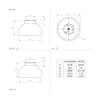 MOGANO 2 applique/plafonnier lampe éclairage - H17,5 x Ø28 Voir les images du produit 4