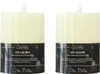 Bougie Led Cire Beige Gaufrée Flamme Vacillante Réaliste - Voir les images du produit 16