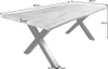 riess-ambiente Industrial Esstisch WILD 160cm grau gekälkt Produktbild-Vorschau 4