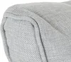 A close-up view of the textured fabric of a grey cushion or seating surface, showing the stitching and weave. Produktbild-Vorschau