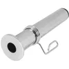 A chrome adapter sleeve for weightlifting bars, shown against a white background. Produktbild-Vorschau