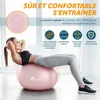 Palla da ginnastica TRESKO (oro rosa, 85 cm) con pompa Anteprima dell’immagine prodotto 3