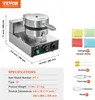 A commercial waffle maker with dimensions and included accessories. Anteprima dell’immagine prodotto