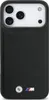 A black iPhone case with quilted stitching and BMW logos. Voir les images du produit