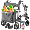KESSER® Rollator Aluminium faltbar, höhenverstellbar & bis Produktbild-Vorschau 1