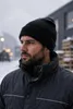 Wintermütze OLAF Y - OLAF Y Schwarz - schwarze Wintermütze Produktbild-Vorschau 4