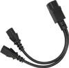 IEC320 C14 na 2 x C13 zásuvka Y-rozbočovací napájecí kabel Náhled obrázku produktu 4