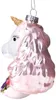 BRUBAKER Licorne avec couronne de fleurs - Boule de Noël en Voir les images du produit 3