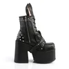CAMEL-202 Damen Booties von DemoniaCult, Schwarz EU 38, US Produktbild-Vorschau 5