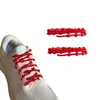 Elastische Triathlon Schnürsenkel mit Knoten - Rot - 100 cm Produktbild-Vorschau