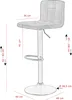 Hela Tische, 2er Set Barhocker Amanda I - Microfaser Produktbild-Vorschau 7