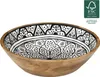 Salatschussel - Obstschale/obstkorb - Mangoholz - D28 x H7 Produktbild-Vorschau 3