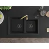 Mexen Tomas 2-Becken-Granitspüle mit Mischbatterie Telma, Produktbild-Vorschau 4