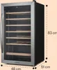 Klarstein Weinkühlschrank, Getränkekühlschrank Schmal, Produktbild-Vorschau 8