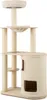 A multi-level cat tree with scratching posts, a hammock, and a hideaway. Podgląd zdjęcia produktu