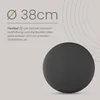 Bestlivings confezione da 2 cuscini per sedia neri ⌀ 38 cm Anteprima dell’immagine prodotto 2