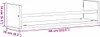 vidaXL Wandregal Wandmontiert 2 pcs Artisan-Eiche 60 x 16 x Produktbild-Vorschau 8