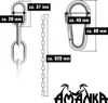 230 kg Hängesessel Kette mit Deckenhaken 100cm Aufhängung Produktbild-Vorschau 7