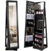COSTWAY Armoire à bijoux, armoire à glace avec miroir Voir les images du produit 1