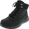 A black Skechers women's boot is shown against a white background. Voir les images du produit