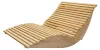 HOME DELUXE Wellenholzliege WOLGA - 120 cm | Holzliege, Produktbild-Vorschau 8
