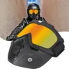 Motorradbrille mit abnehmbarer Maske, Schutzbrille, Produktbild-Vorschau 2