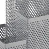 relaxdays Schreibtischorganizer Metall gelocht Produktbild-Vorschau 5