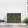 vidaXL Coperchio per aria condizionata verde oliva 100 x 50 Anteprima dell’immagine prodotto 3
